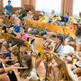 Mehr als vier Stunden pro Tag wird für das Konzert geprobt