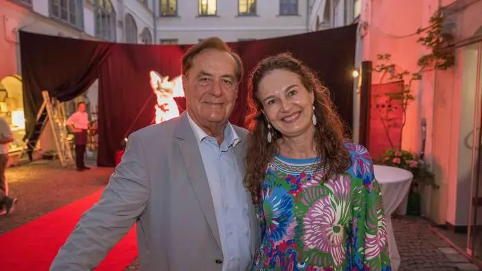 Andrea und Rudi Roth genossen trotz tropischer Temperaturen den Abend