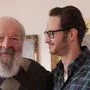 Karl-Martin Pold bei seiner Begegnung mit Bud Spencer.