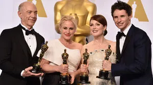 Strahlende Darsteller: J.K. Simmons, Patricia Arquette, Julianne Moore, Eddie Redmayne