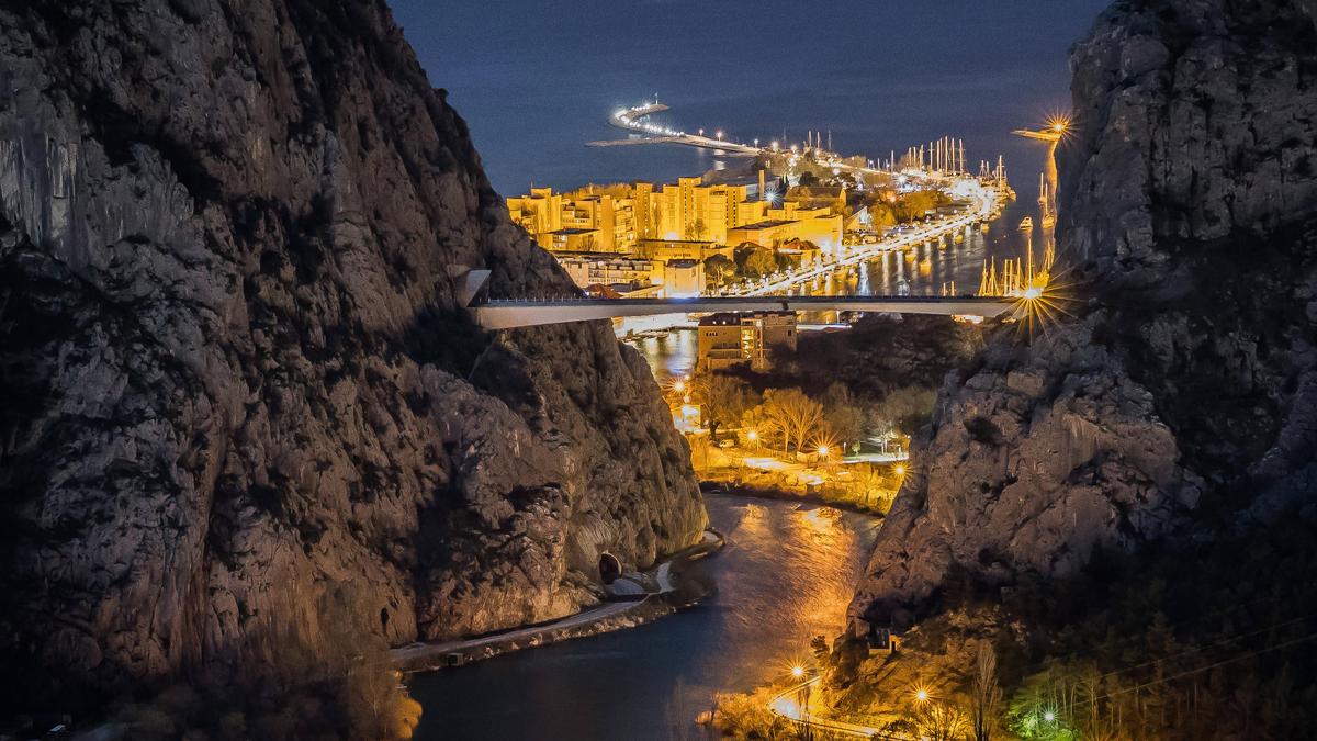 Die Brücke über die Cetina-Schlucht (hier ein Archivbild vom Vorjahr) sieht spektakulär aus 