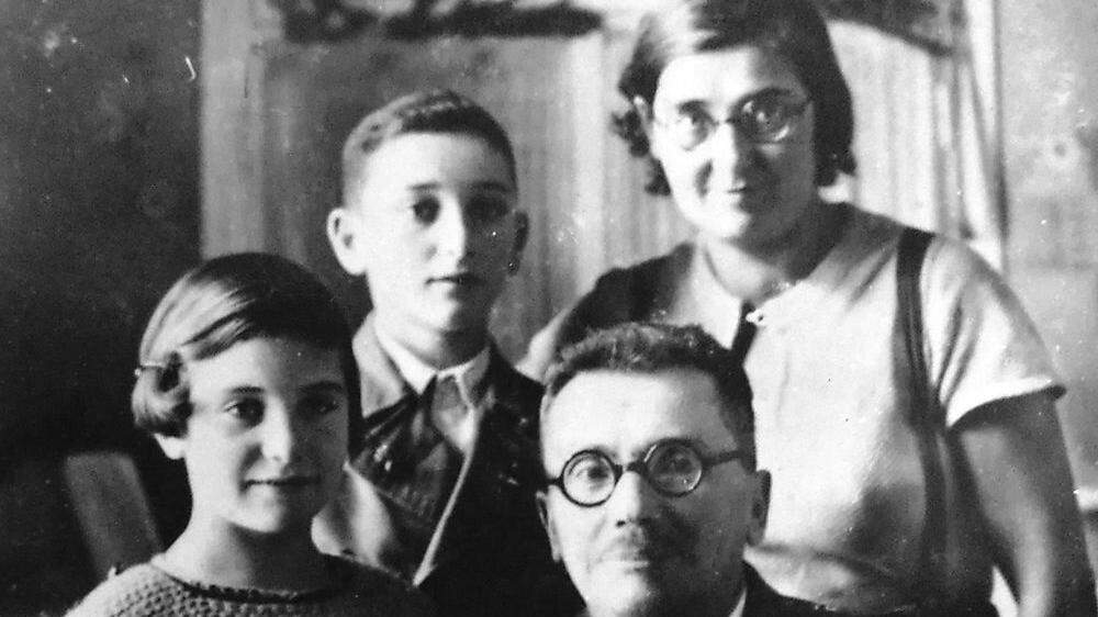 Ein Familienfoto der Schoffmanns aus der Zeit in Graz