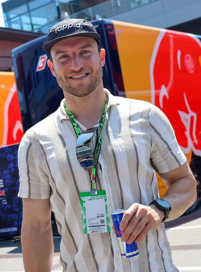 Sascha Huber im Paddock