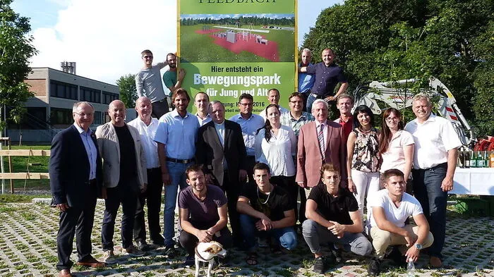 Der Bewegungspark auf der Feldbacher Pfarrwiese ist ein Gemeinschaftsprojekt mit vielen Beteiligten.