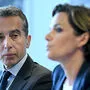 Ex-Kanzler Kern und SPÖ-Parteichefin Rendi-Wagner