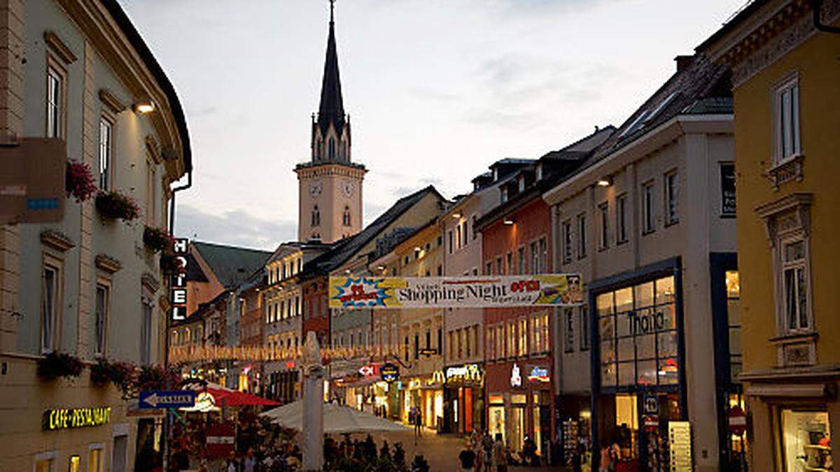 Bild von der Shoppingnacht im Vorjahr