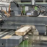 Sägewerksinnovationen wie die Saxbox (im Bild) stärken Österreichs Wettbewerbsfähigkeit