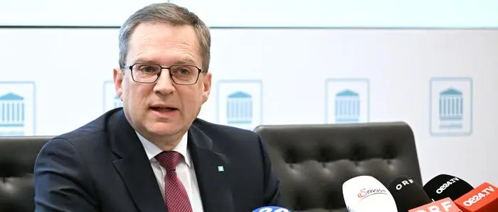 ABD0051_20251212 - WIEN - ÖSTERREICH: ÖVP-Klubobmann August Wöginger anlässlich einer Pressekonferenz mit einer Stellungnahme zu seinem Verfahren, am Freitag, 12. Dezember 2025 in Wien. - FOTO: APA/BARBARA GINDL