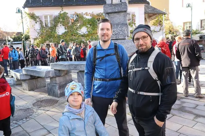 Dieses Jahr trafen sich alle Teilnehmer am Marktplatz in Ligist, um die etwa zwölf Kilometer und 360 Höhenmeter gemütlich zu bewältigen.