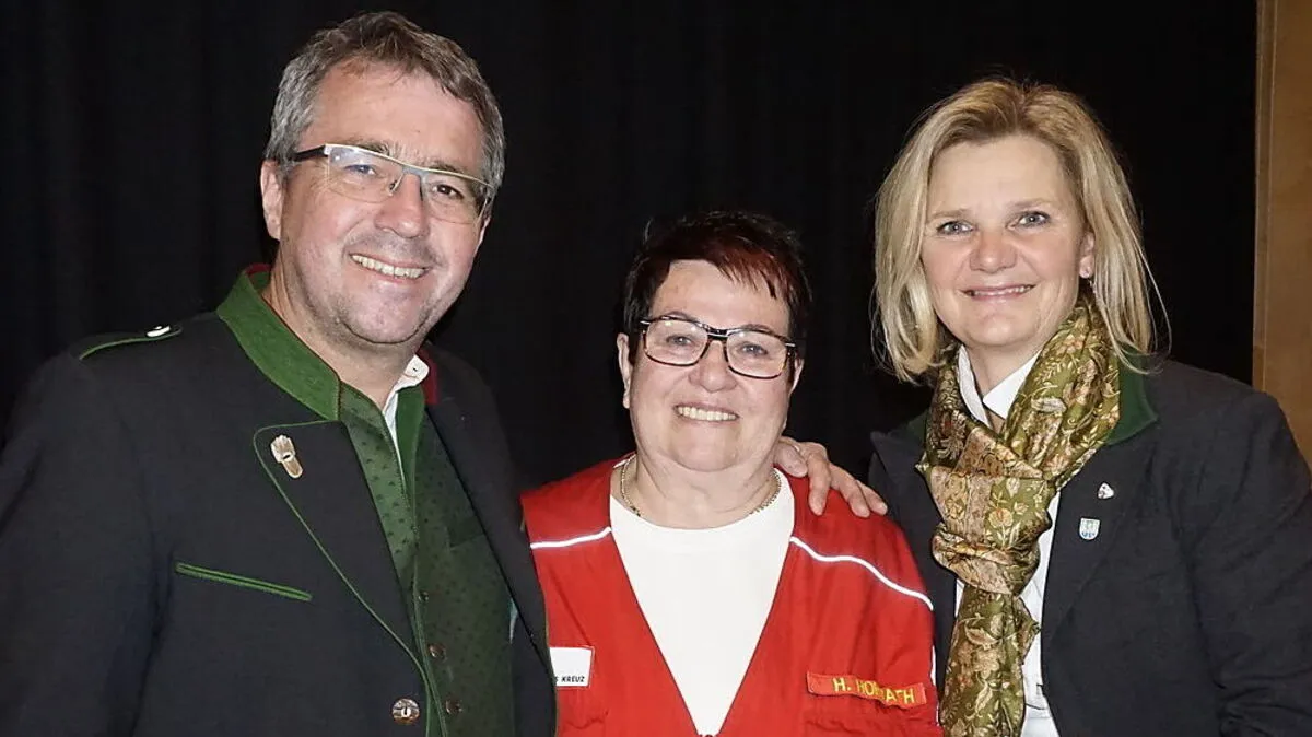 Peter Koch, Hilde Horvath und Susanne Kaltenegger (v. l.)