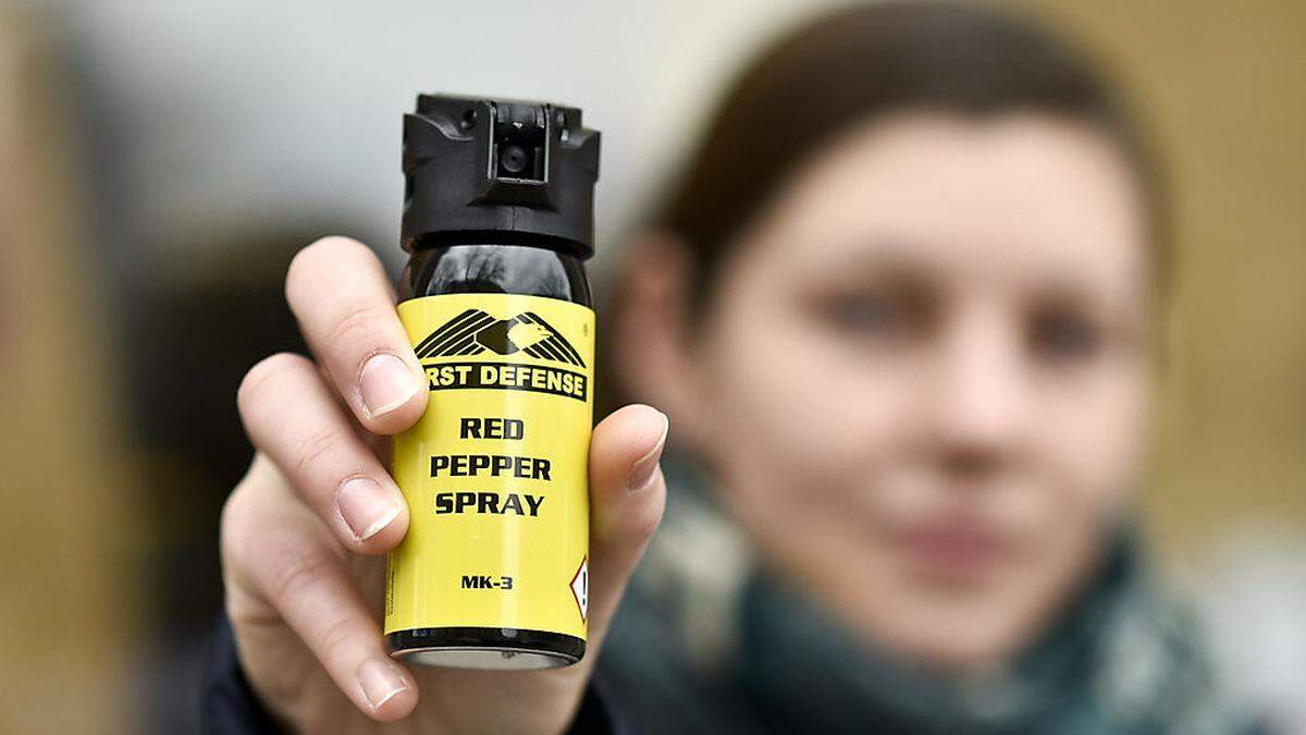 Pfefferspray - bei Demos nicht erlaubt