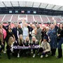 Frauen-Power im Klagenfurter Wörthersee-Stadion: Designerin Dali Oleschko und Klubmanagerin Daniela Mayr riefen das Projekt "Frauen im Abseits war gestern" ins Leben. 