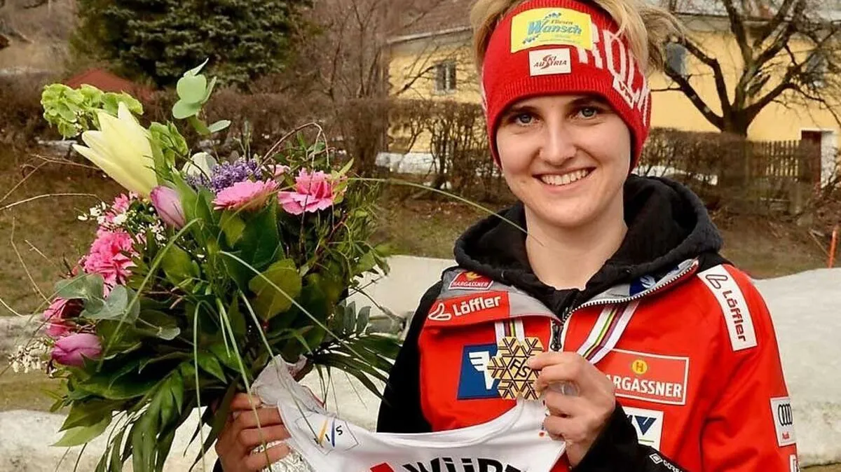 Wieder daheim: Team-Weltmeisterin Sophie Sorschag 