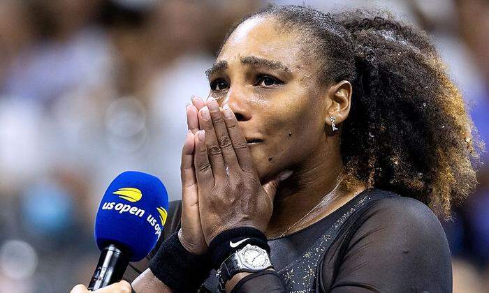 Serena Williams nahm emotional von den US Open Abschied