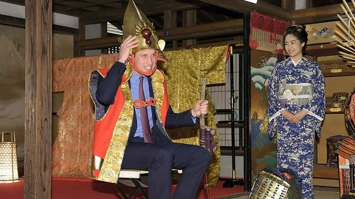 Prinz William als Samurai