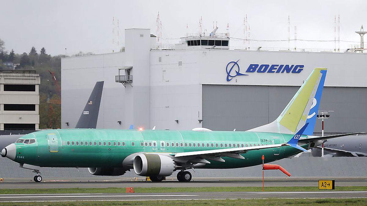 Boeing 737 Max in Renton nahe Seattle