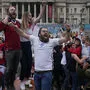 Englische Fans feierten den Einzug ins Viertelfinale