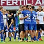 Die Hartberger feiern den ersten Sieg in der Bundesliga