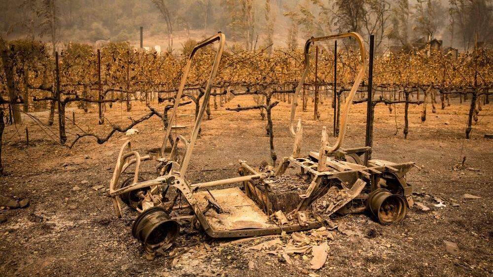 Glass Fire Burns in Napa Valley