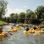 Spaß beim Tubing auf der Mur