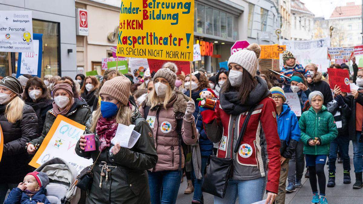 So wie zuletzt im November wird am Montag wieder demonstriert