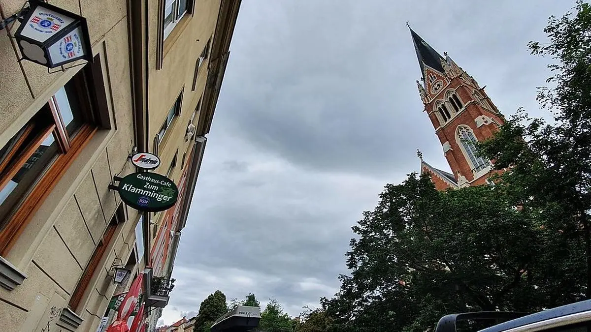 Das Gasthaus Zum Klamminger gegenüber der Herz-Jesu-Kirche sucht einen neuen Pächter