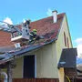 Die Feuerwehr hatte den beginnenden Dachstuhlbrand schnell unter Kontrolle gebracht