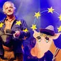 Von der FPÖ engagiert: "EU-Bauer" Manfred Tisal 