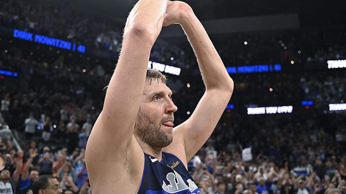 Tränenreicher Abschied von Dirk Nowitzki