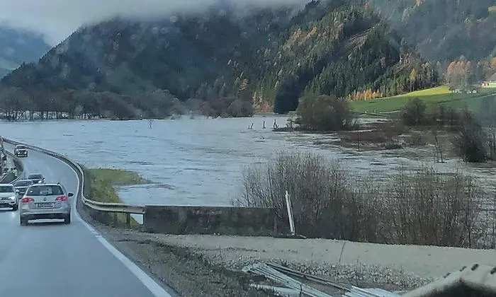 Die Mur auf Höhe Scheifling