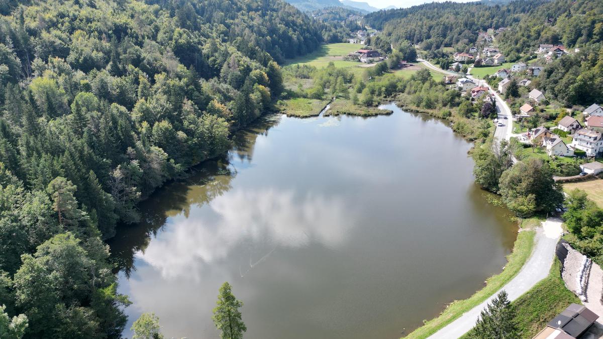 Der Treimischer Teich bei Klagenfurt