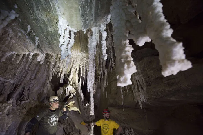 Seit zwei Jahren wird die Malcham-Höhle von Forschern unter Leitung des Höhlenforschungszentrums der Hebräischen Universität in Jerusalem sowie dem Israel Cave Explorers Club und dem bulgarischen Sofia Speleo Club neu untersucht.