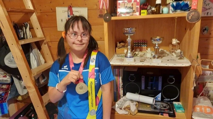 Agnes Zenz erhielt in Berlin die Gold-Medaille bei den Special Olympics.