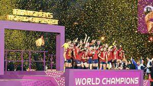 Spaniens Frauen jubeln über den WM-Titel