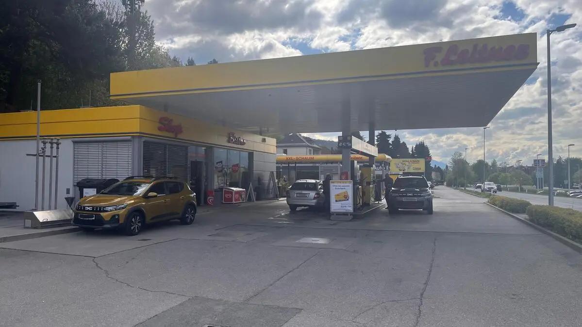 Eine Tankstelle