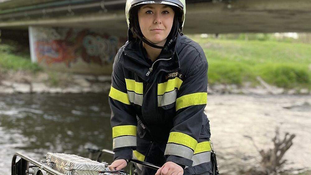 Vanessa Modritsch lebt ihre Begeisterung für das Feuerwehrwesen, wovon wir alle profitieren.
