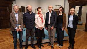 Das Team der neuen Sonderausstellung rund um Museumsleiterin Katharina Krenn