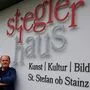 Er ist ein Kind von St. Stefan ob Stainz: August Schmölzer vor dem Stieglerhaus