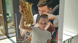 Emma Luias Ampferthaler holte Gold mit dem Saxophon