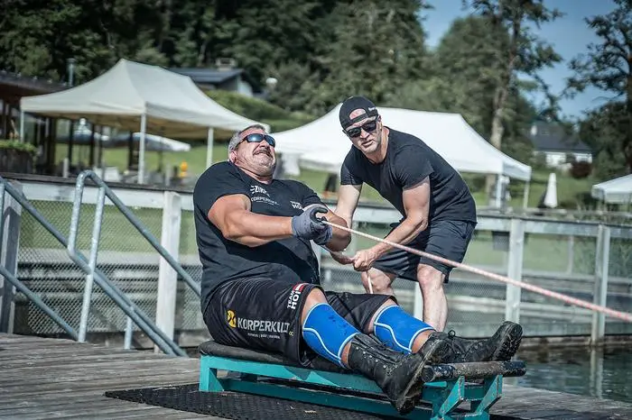 Martin Hoi bei der ungewöhnlichen Unternehmung
