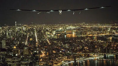 Überflug über dem Big Apple