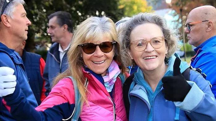 Ein herrlicher, farbenprächtiger Herbst-Sonntag war der Rahmen für den Bürgermeister-Wandertag, ...
