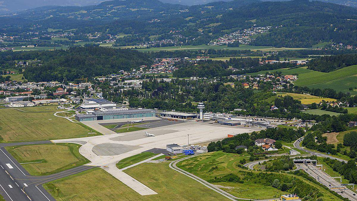 Der Klagenfurter Flughafen hat 2021 ein negatives Ergebnis von 2,1 Millionen Euro