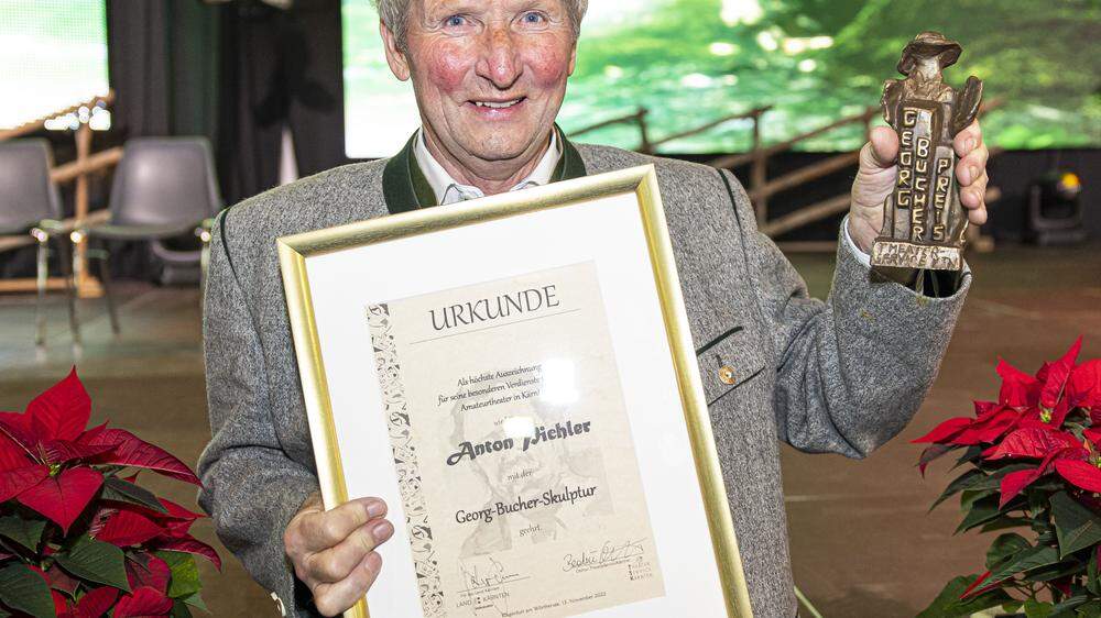Anton Pichler vulgo Litzelhofer wurde mit dem Georg-Bucher-Preis ausgezeichnet