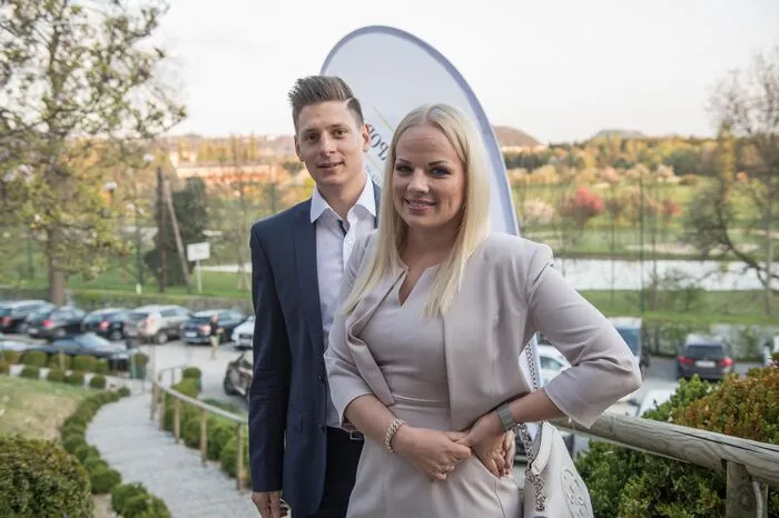 Michelle Luttenberger - hier mit ihrem Mann Daniel - war als Liveact gebucht