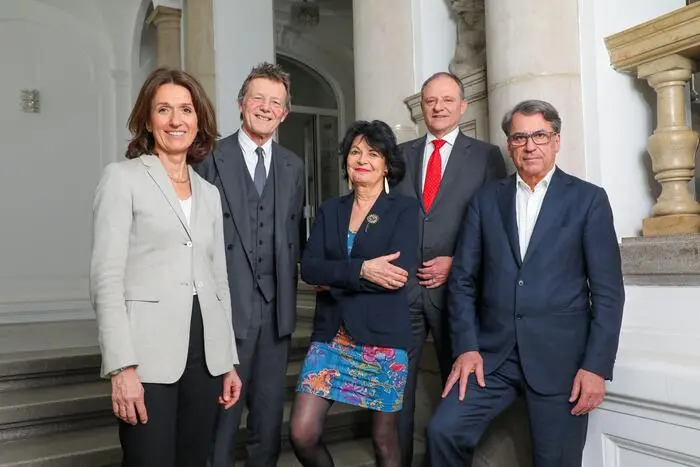 Der Universitätsrat der Montanuniversität Leoben: Barbara Sporn, Günther Löschnigg, Vorsitzende Christiane Spiel, Georg Feith, Stefan Pierer