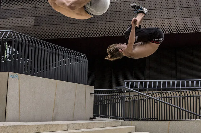 ... die Franzosen sind Meister der Freerunning-Bewegung ...