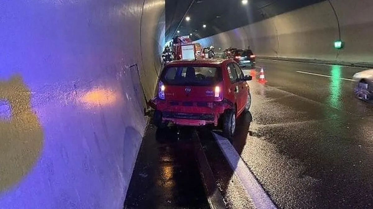 Die Feuerwehr Gratkorn-Markt sicherte die Unfallstelle ab