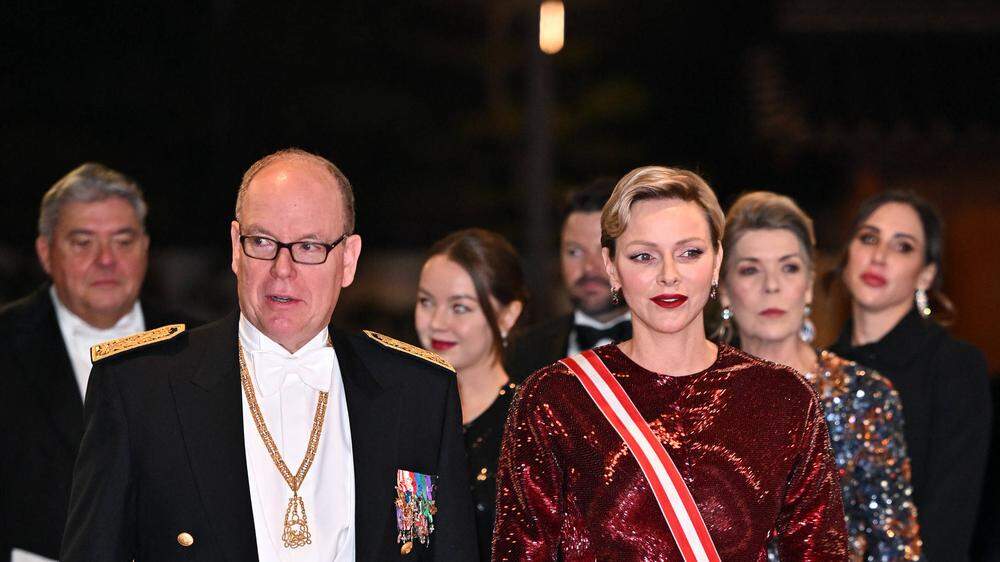 Prinz Albert mit Ehefrau Charlene im November 2023