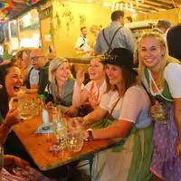 Gaudi im Altausseer Bierzelt